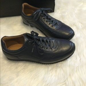 ALFANI MENS NAVY TIE UP